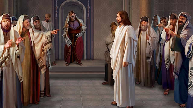 Prions pour les personnes qui souffrent du rejet... The-Pharisees-accuse-the-Lord-