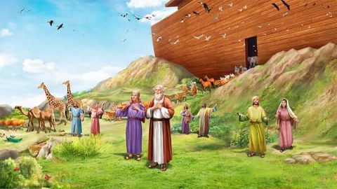 Exiting the Ark,Bible stories