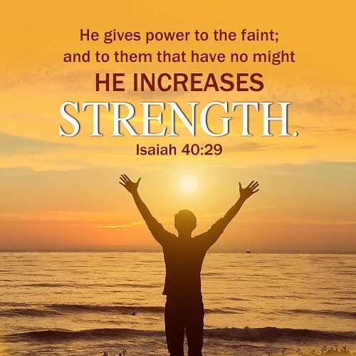 Bible Verse Of The Day Isaiah 40 29 God s Power