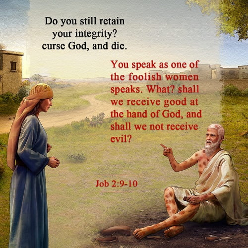 Job 2:9-10 - What Happened to Job in the Bible
