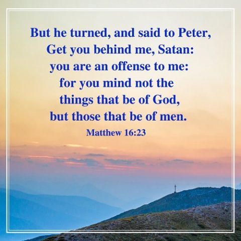 Matthew 16:23,daily verse