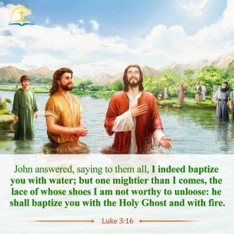 Luke 3:16 - John the Baptist and Jesus Christ - Daily Bible Verse