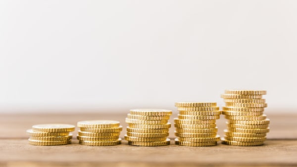 Many gold coins