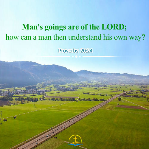 Proverbs 20:24 - Man's Goings are of the LORD, Bible Verse of the Day