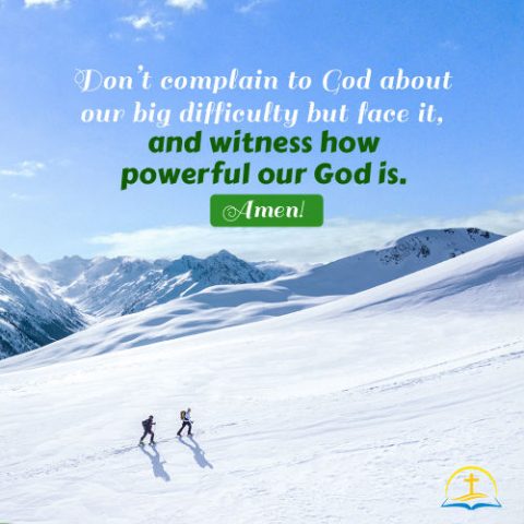 God is Bigger Than Your Problems - Strength Quotes Images