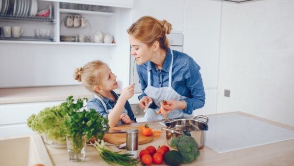 mother and daughter