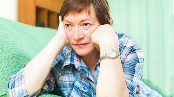 tired woman