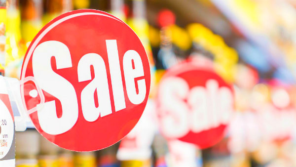 supermarket discount, sale