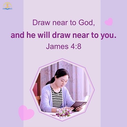 James 4:8 Bible Verse Image About Relationship with God