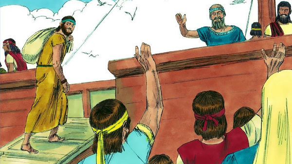 Jonah Sent to Nineveh, Flees to Tarshish (Jonah 1:1-3)