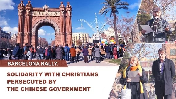 Barcelona Rally: Solidarity with Christians Persecuted by the Chinese Government