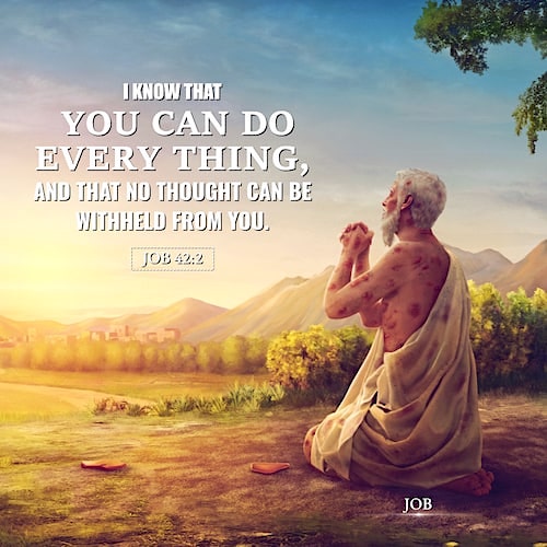 Job 42:2 - I Know That You Can Do Everything - Today's Bible Verse