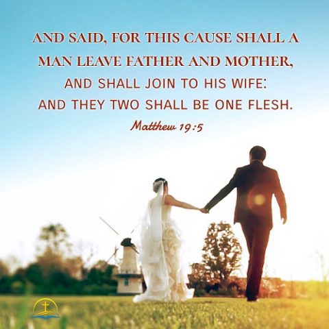 Leave Parents and Join to Your Spouse - Matthew 19:5 - Today's Bible Verse