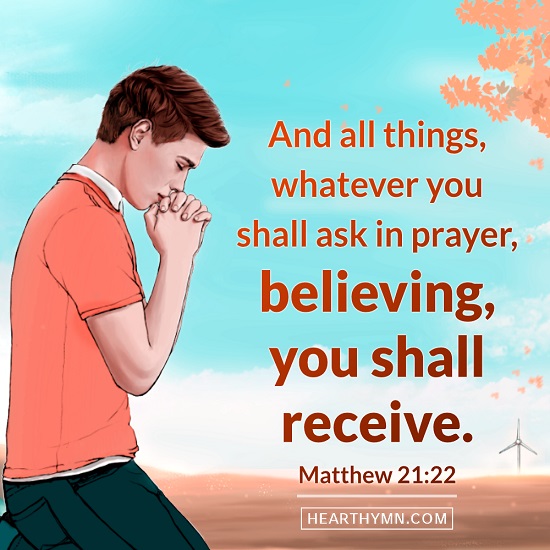 Matthew 21:22 - Encouraging Bible Verse Image