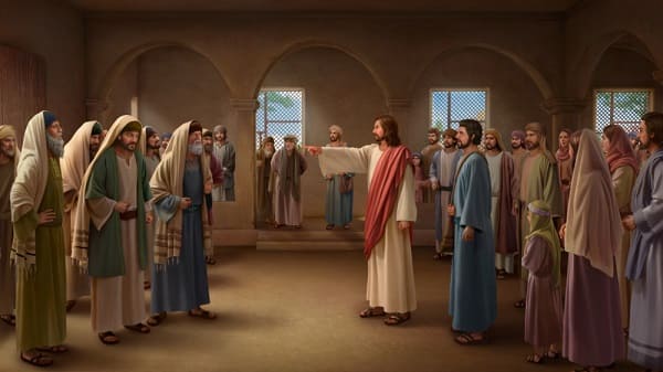 The Lord Jesus rebuked the Pharisees in the temple