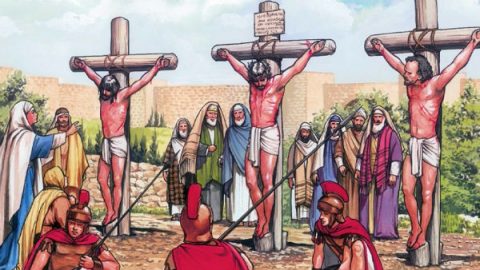 the crucifixion of Jesus