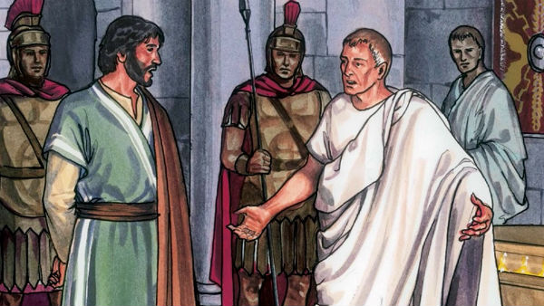 Jesus Christ before Pilate: Matthew 27:11-14