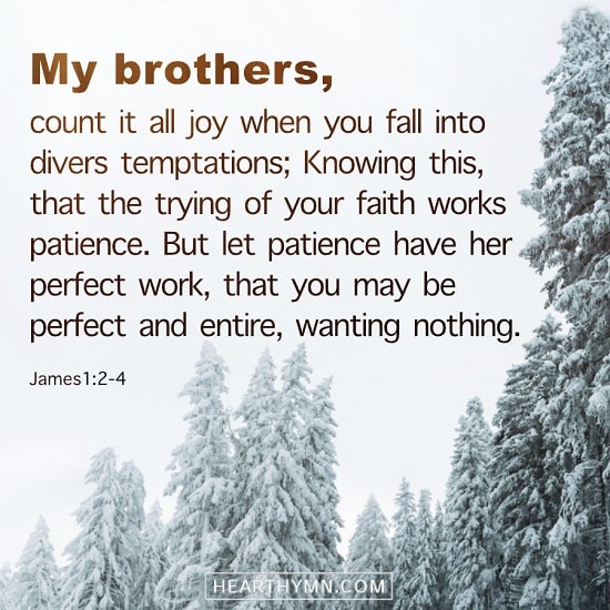 James 1:2–4 - Bible Quote Image About Temptations