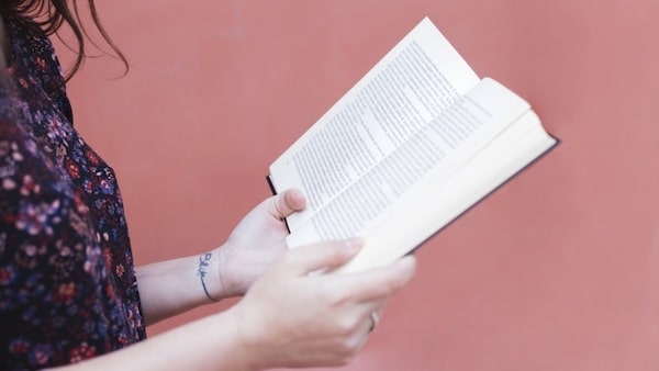 woman reading word of God