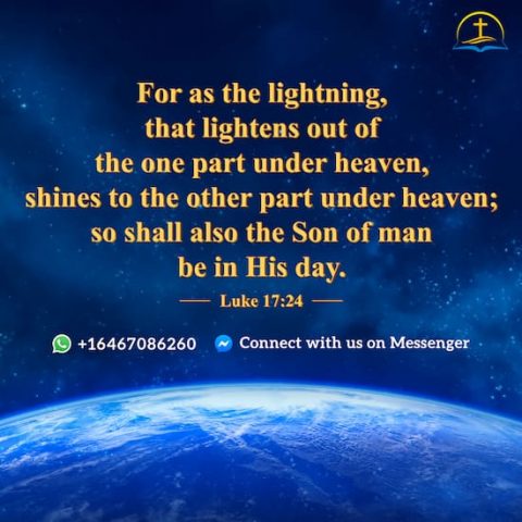 Luke 17:24 - Bible verse Image