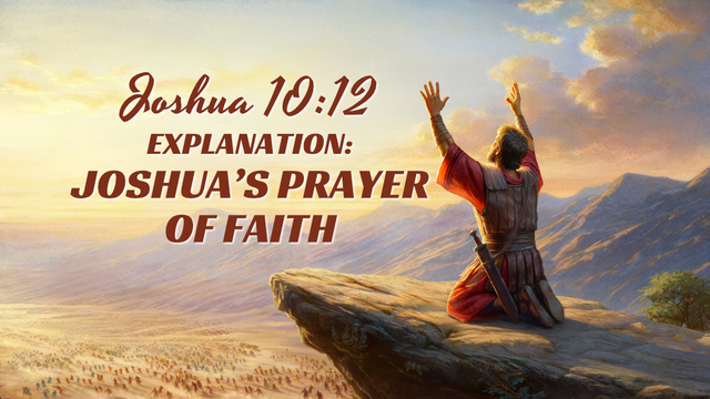 Joshua 10:12 Explanation: Joshua’s Prayer of Faith
