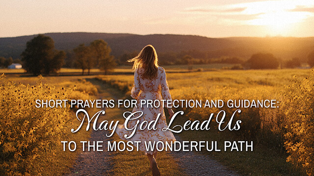 Short Prayers for Protection and Guidance: May God Lead Us to the Most Wonderful Path

