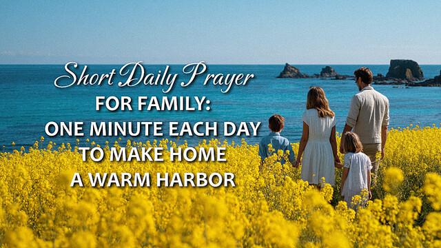Short Daily Prayer for Family: One Minute Each Day to Make Home a Warm Harbor
