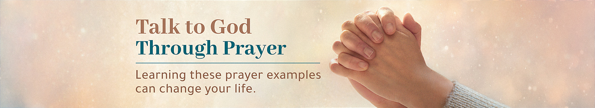 Example Prayers Banner